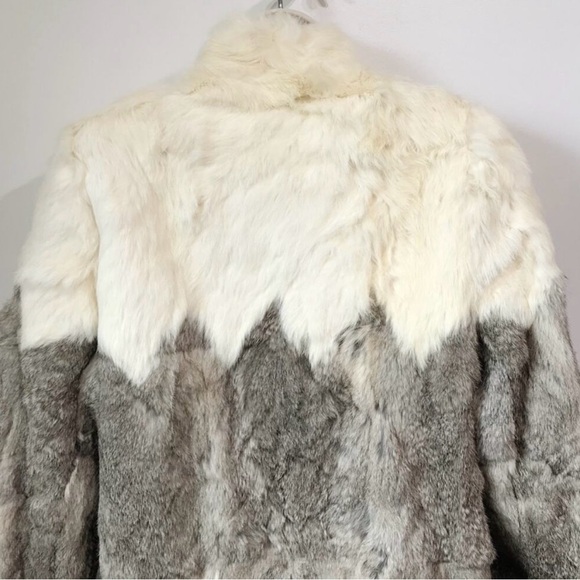 Genuine Rabbir Fur Coat Women size Medium - Picture 9 of 16
